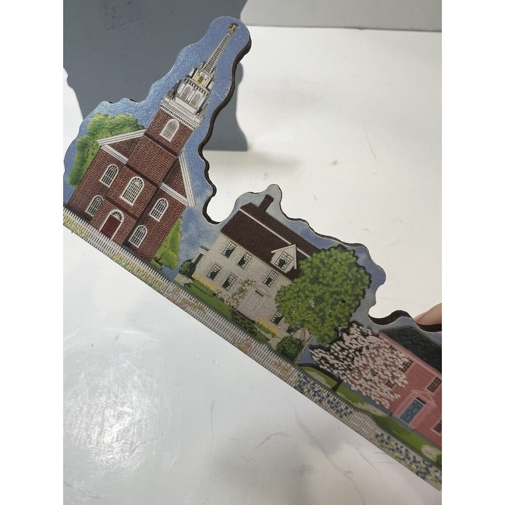 Sheila's House Lapel Pin Colonial Town Church Homes & Charleston Lady Pin